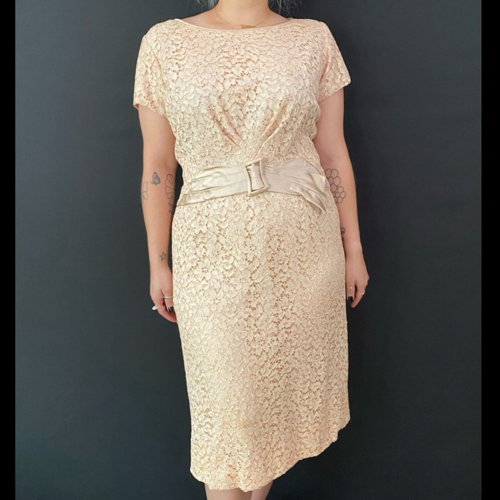 40s/50s Styled by Ruxton Lace Cocktail Dress